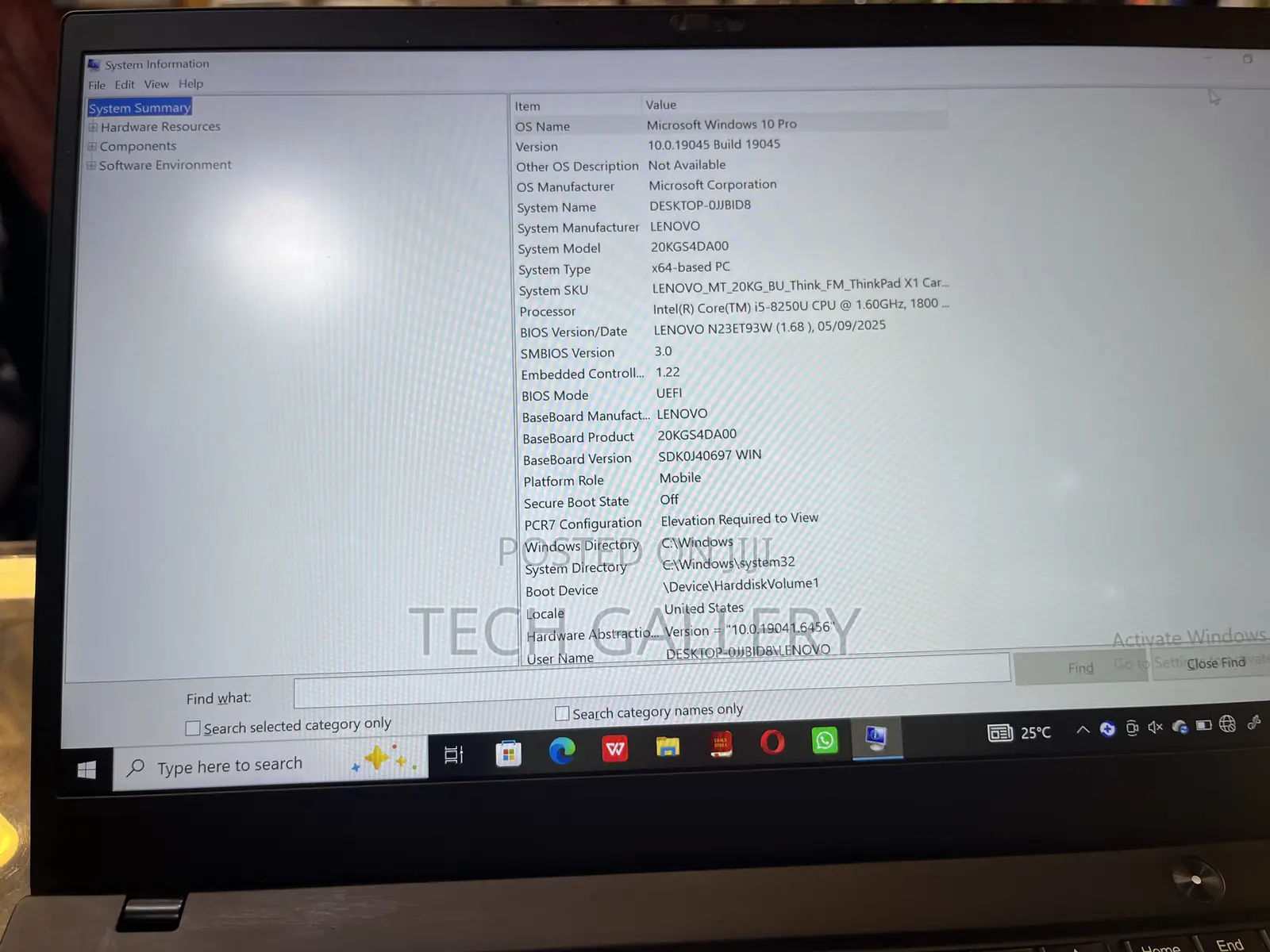 Laptop Lenovo ThinkPad T14 20GB AMD Ryzen 5 SSD 128GB