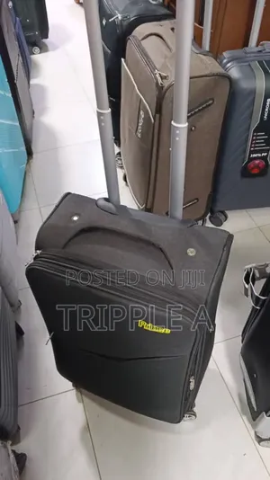 Black Small Trolley Wheeled Suitcase