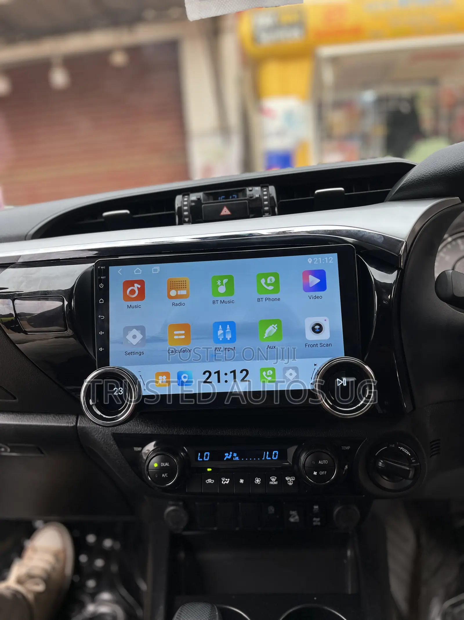 Hillux Vigo Original Dual Knob Android Screen Kop89