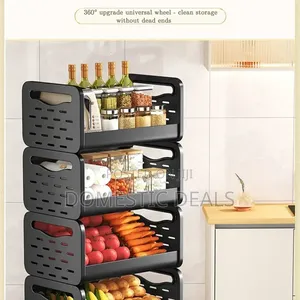 Kitchen Shelf, Standing Kitchen Service Cart Organizer