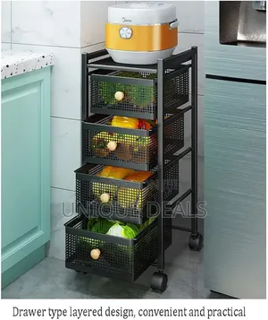 Kitchen Basket Floor Multi-Layer Storage Racks