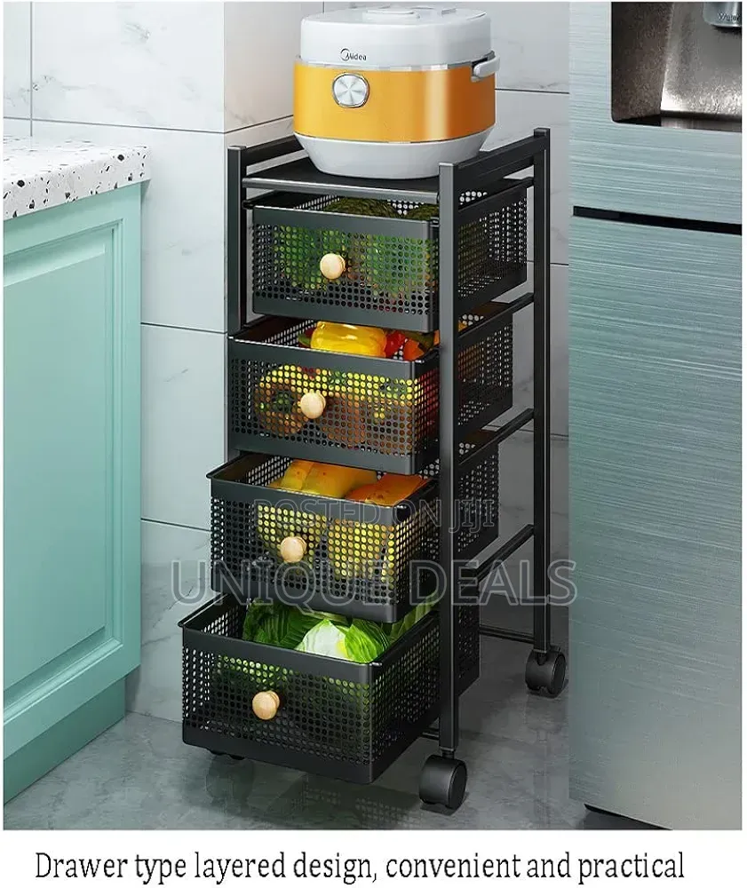 Kitchen Basket Floor Multi-Layer Storage Racks