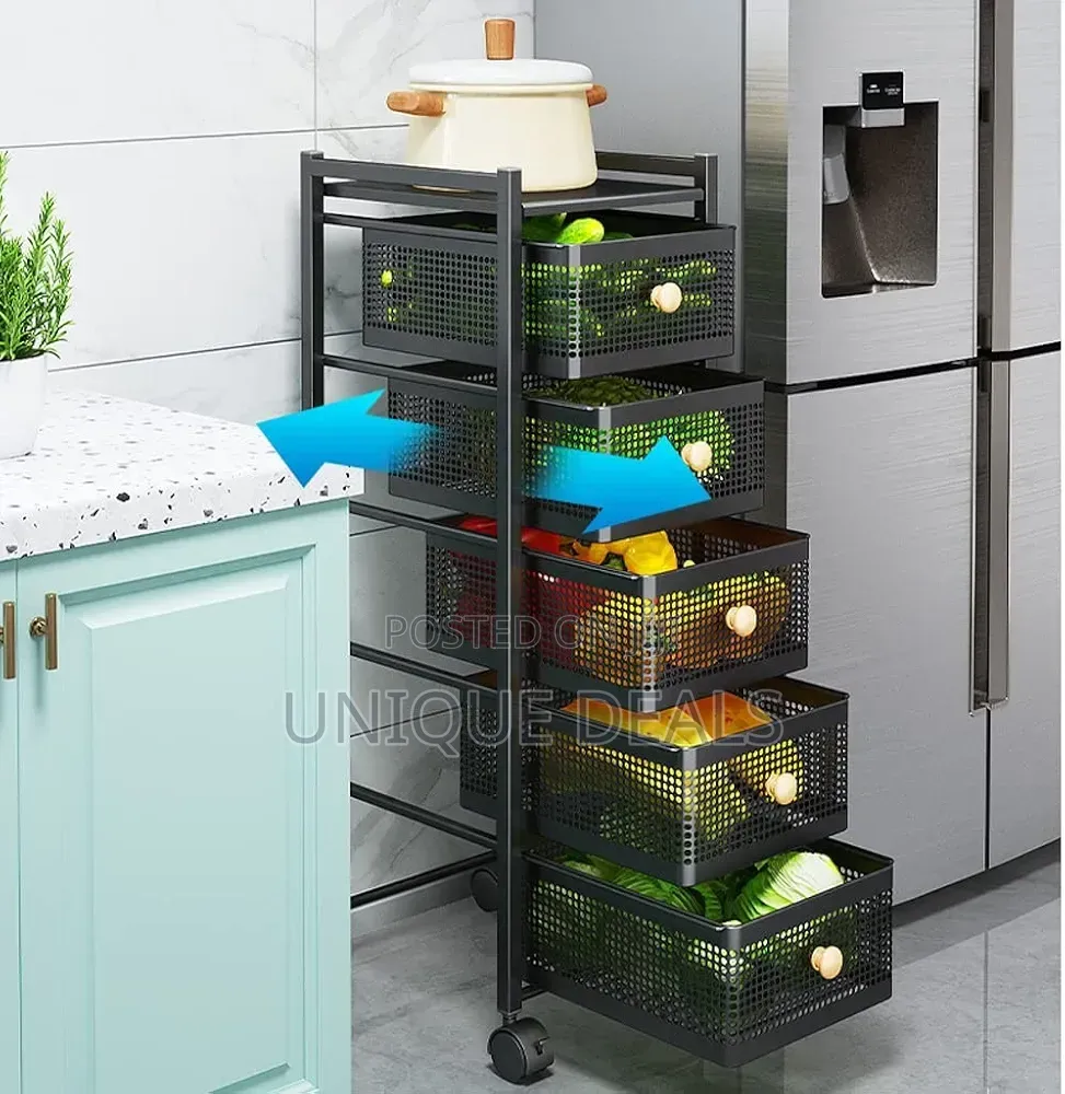 Kitchen Basket Floor Multi-Layer Storage Racks