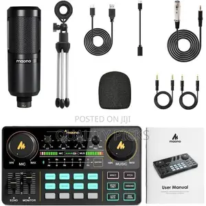 MAONO Podcast Equipment Bundle Audio Mixer All-in-One