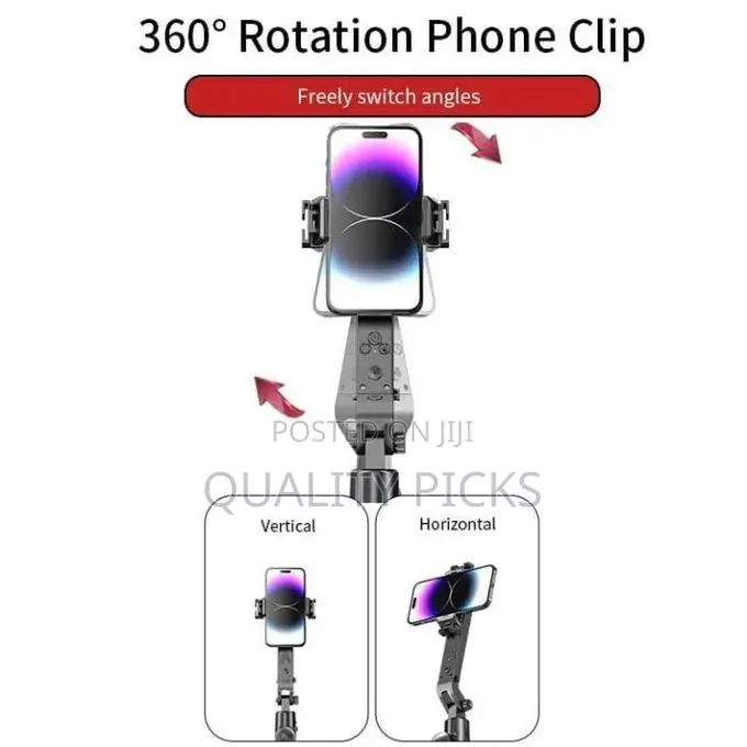 Jmary KT-299 Rotation Smart Tripods Al Face Sensor Selfie Stick