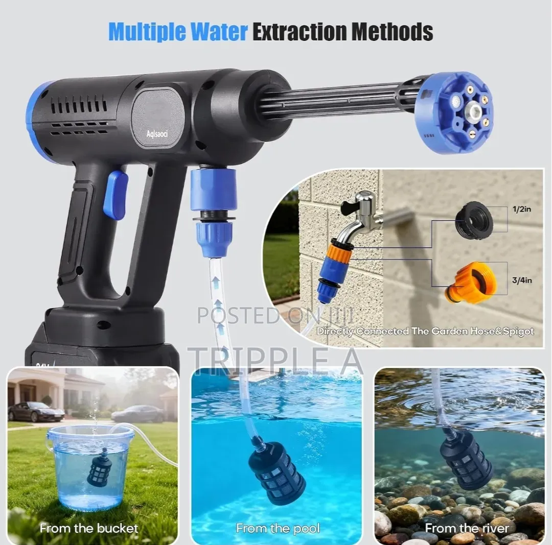 High Pressure Wireless Handheld Car Washer