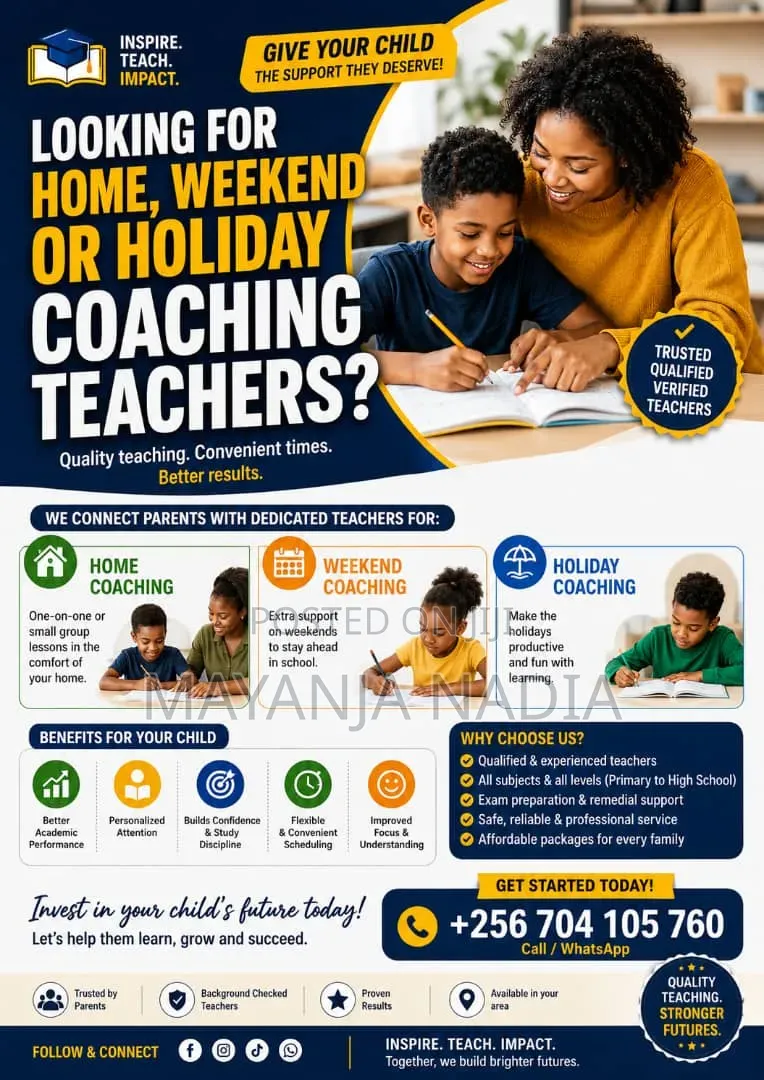 Coaching Teachers Available