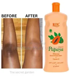 RDL Papaya Extract Whitening Hand Body Lotion — 600ml