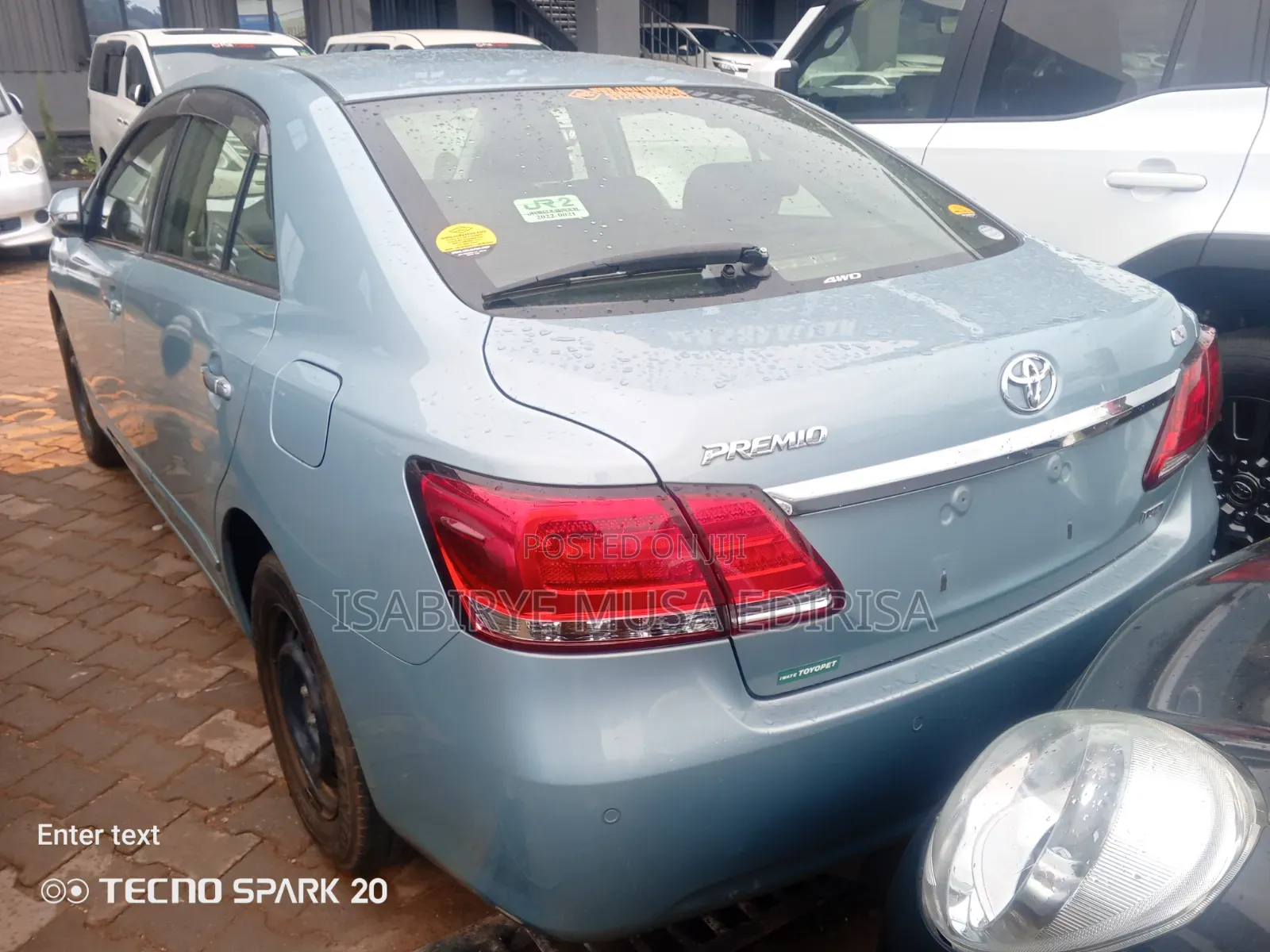 Toyota Premio 2016 Blue