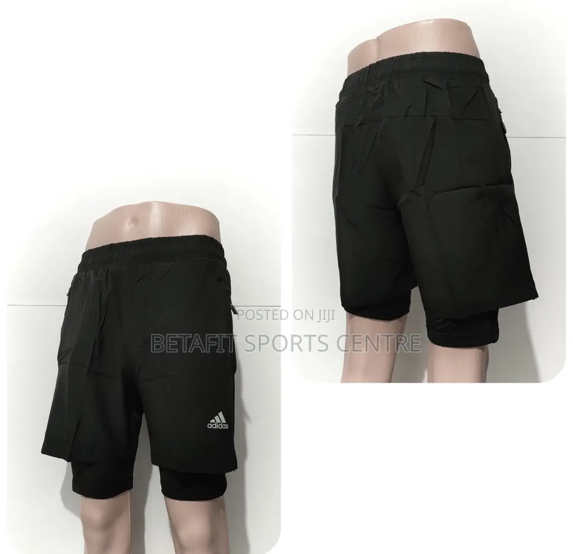 2 in 1 Gym Workout Shorts