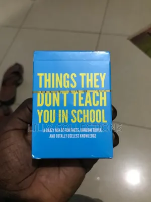 Things They Don't Teach You in School Game Cards