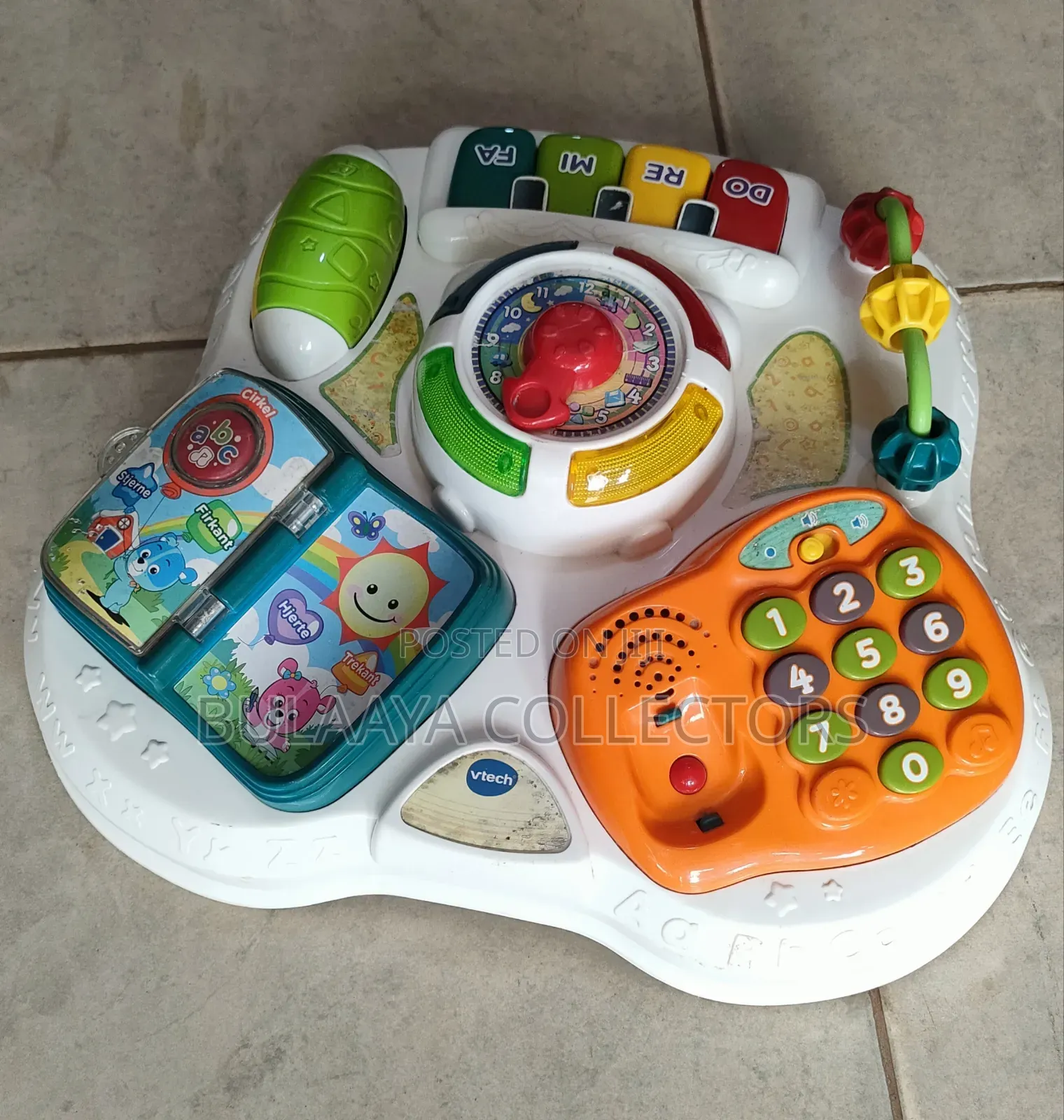 UK Used VTech 2-in-1 Musical Baby Activity Table/Musical Play Toy.