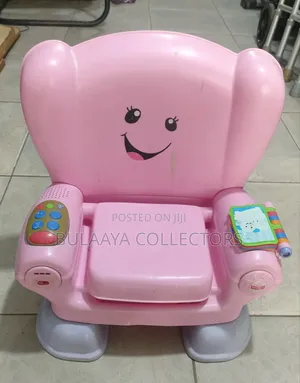 UK Used Fisher-Price Laugh Learn Smart Stages Chair in Pink.