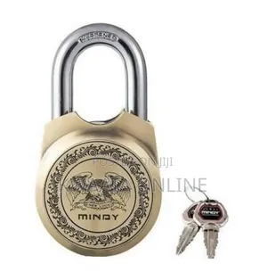 Mindy Antique Zinc Alloy Padlock With 4 Keys Heavy Duty Lock 70mm