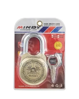 Mindy Antique Zinc Alloy Padlock With 4 Keys Heavy Duty Lock 70mm