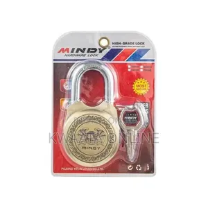 Mindy Antique Zinc Alloy Padlock With 4 Keys Heavy Duty Lock 70mm
