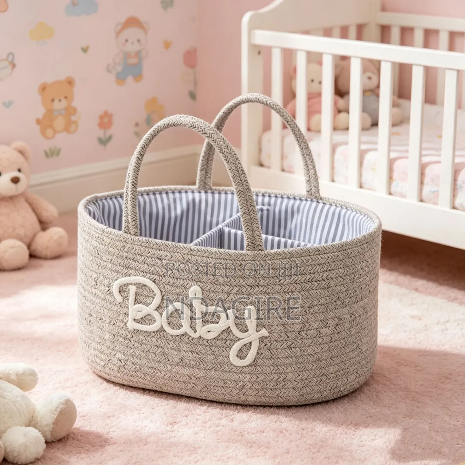 Woven Baby Storage Basket