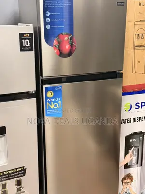 Midea 237 Litres Stainless Steel Double Door Refrigerator