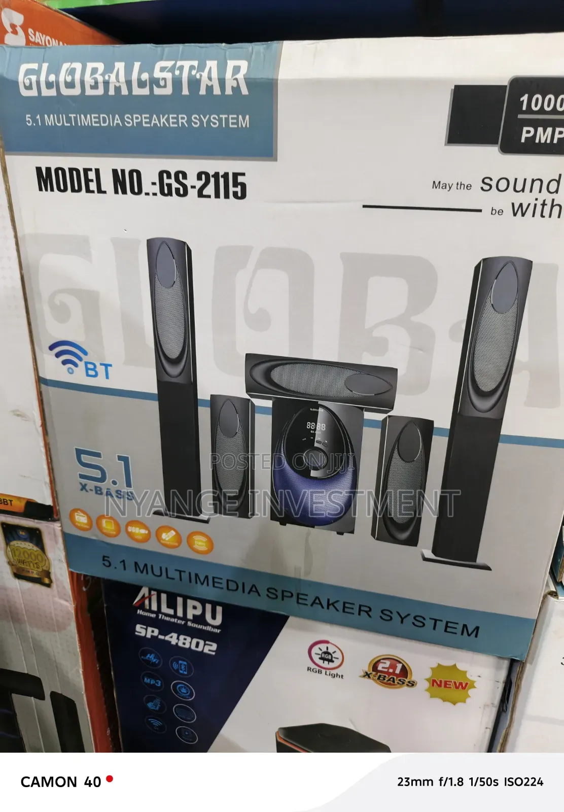 Globalstar 5.1 Multimedia Speaker System, Model GS-2115.