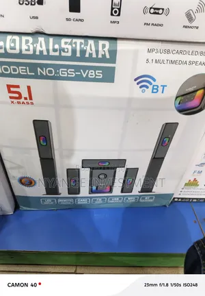 Globalstar GS-V85 5.1 Multimedia Speaker System
