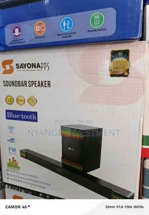 Sayona SHT-1316BT Soundbar System, Wireless Bluetooth Connectivity .