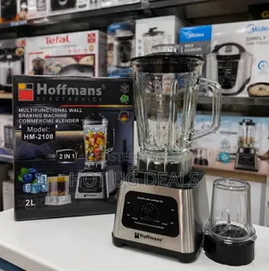 Hoffmans HM-2108 Multifunctional Commercial Blender (1800W, 2L)