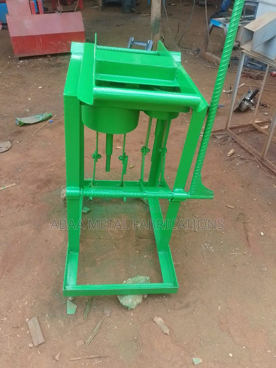 Heavy-Duty Double Charcoal Honeycomb Briquette Machine (50 Kg)