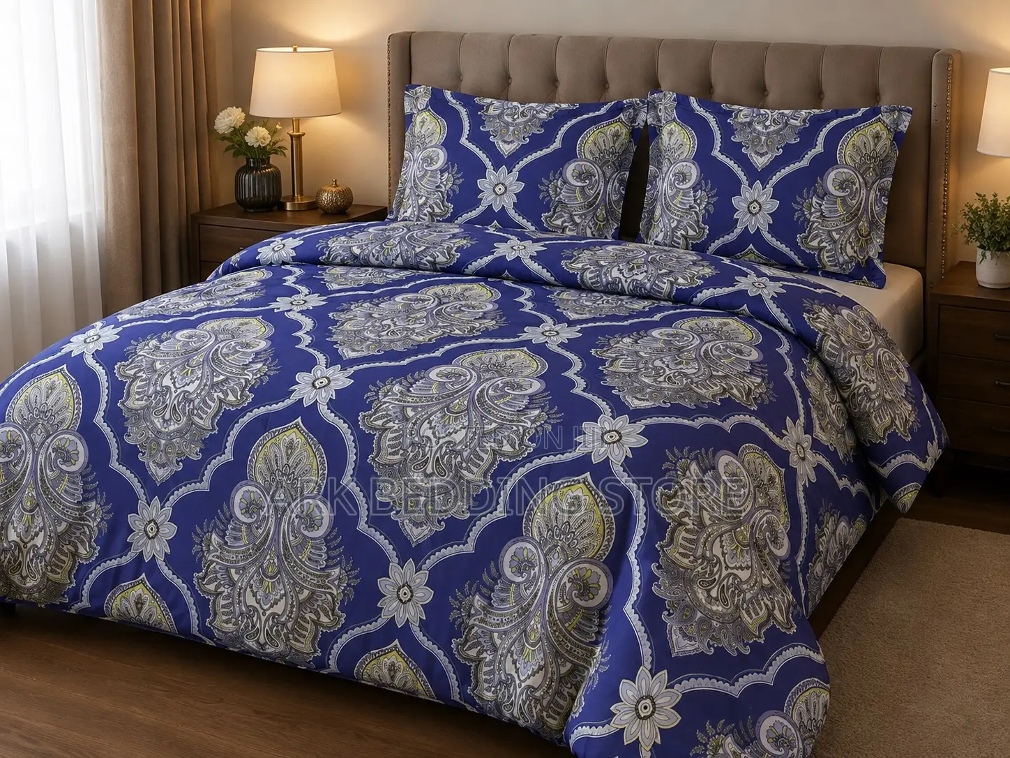 Cross Pattern 4pc Duvet