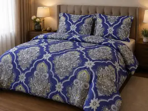 Cross Pattern 4pc Duvet