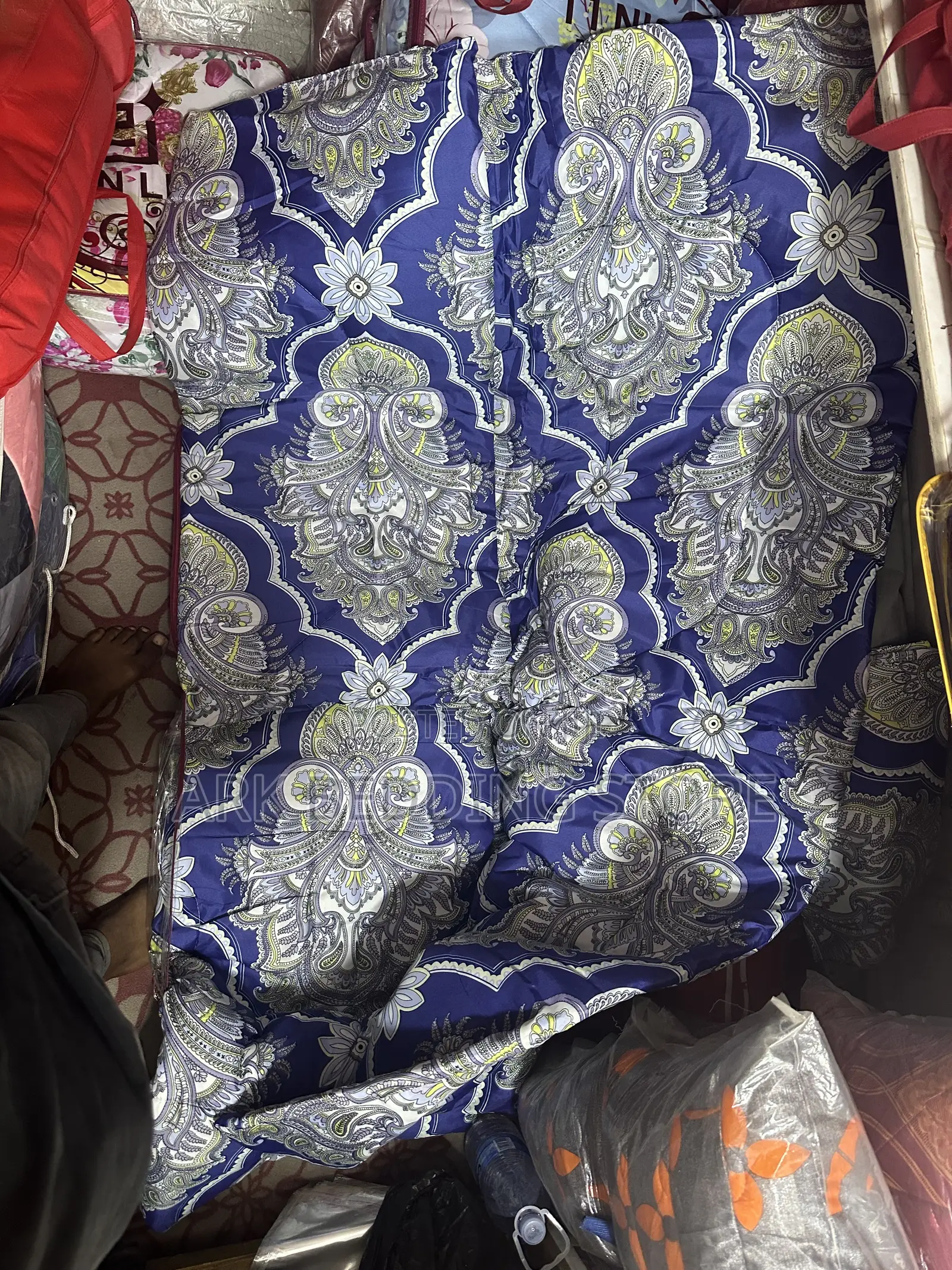Cross Pattern 4pc Duvet