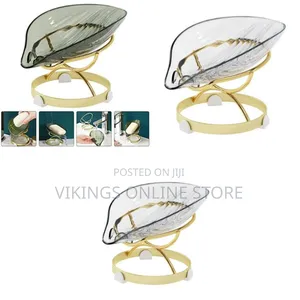 Reusable Innovative Leaf Shape Soap Dish Holder- Multi-Colours