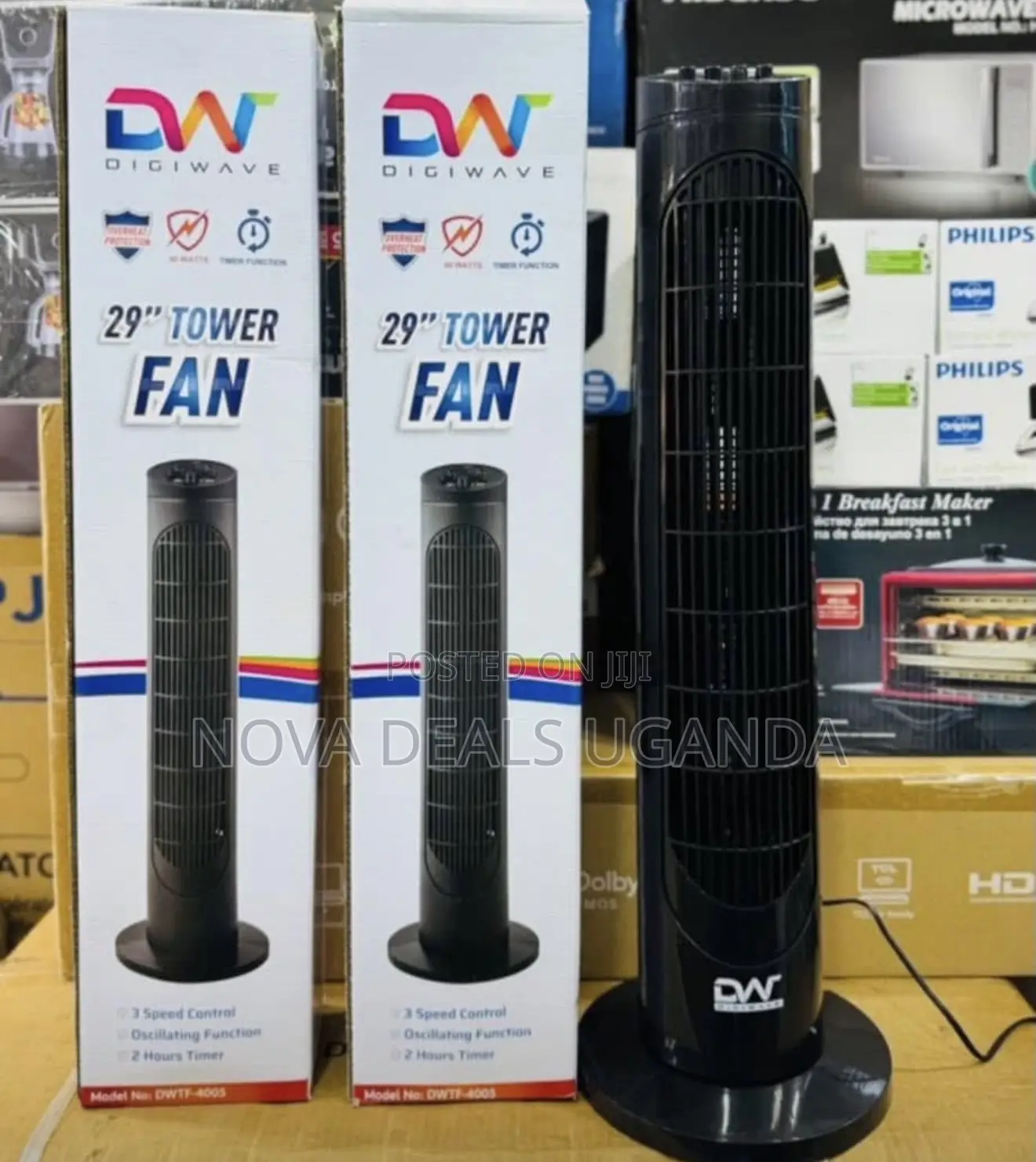 Digiwave 29” Oscillating Tower Fan