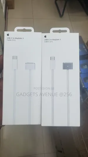 Apple USB-C to MagSafe 3 Cable (2m) for Charging MacBooks.