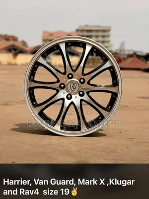 Rims Size 19 for Harrier, Vanguard, Mark X, Klugar and Rav 4 Available