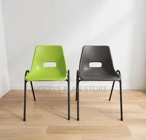 Office/Church/Waiting Area/Events Metal Stands Plastic Chairs