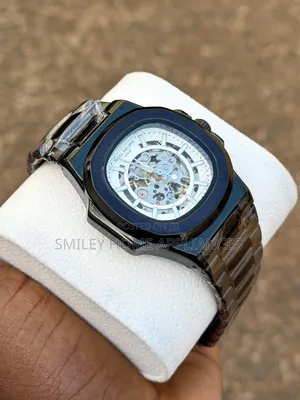 White Face Men's Authentic Patek Phillipe Wrist Mechanical Time Edit