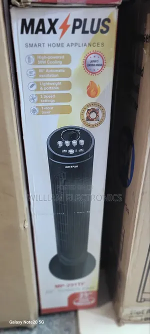 Maxplus MP-291TF 29" Electric Tower Fan - Black