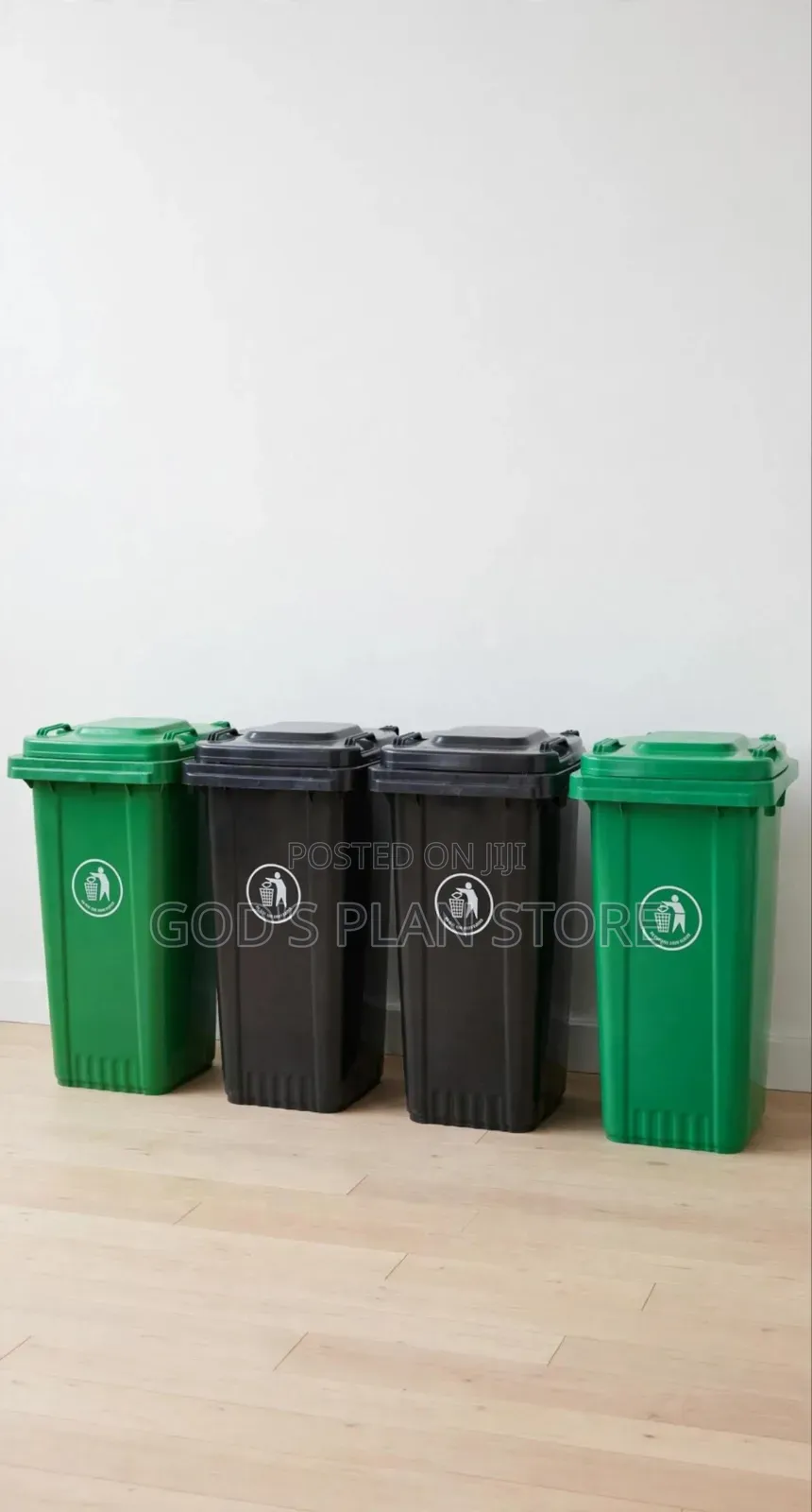 Church/Schools/Office 120litres Plastic Dust Bins Plastic Dust Bins