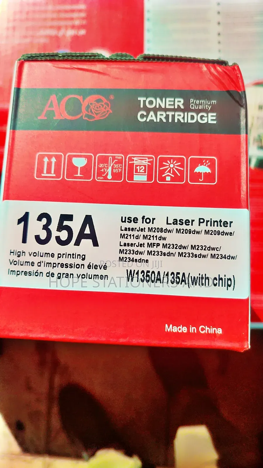 HP 135a Tonner Catridge for M209dw / M209dw / M211d and More Printers
