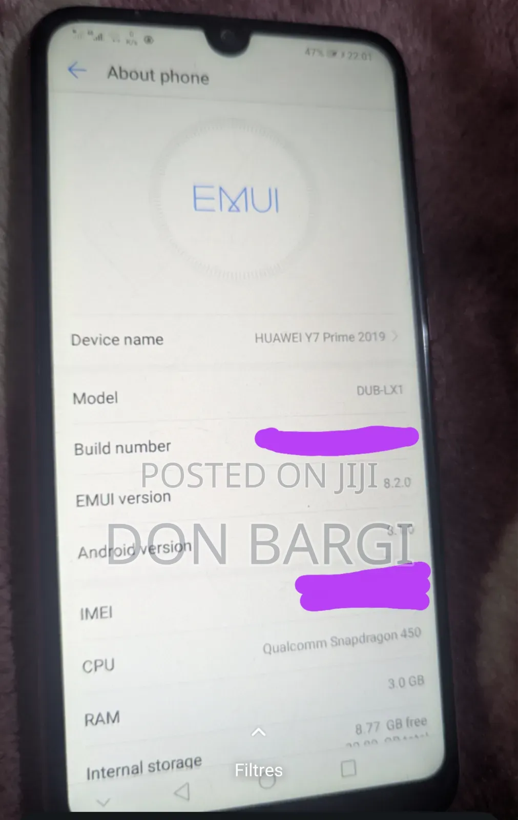 Huawei Y7 Prime 2019 32 GB Red