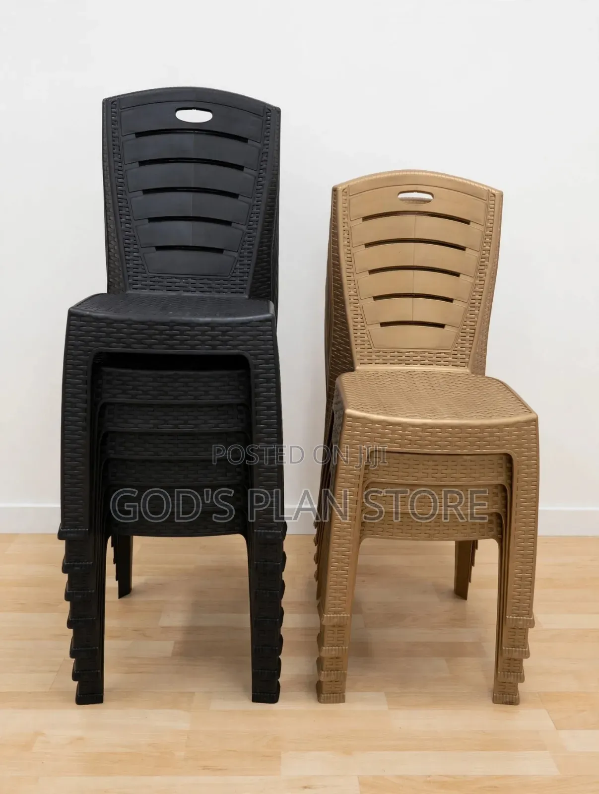 Colorful Rattan Pattern Plastic Chairs Plastic Chairs