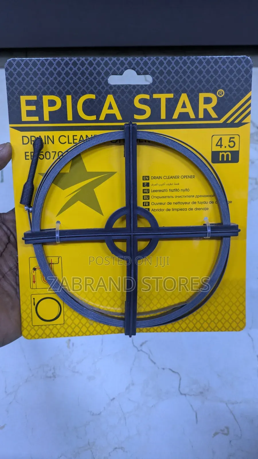 Flexible Stainless Steel Drain Cleaner