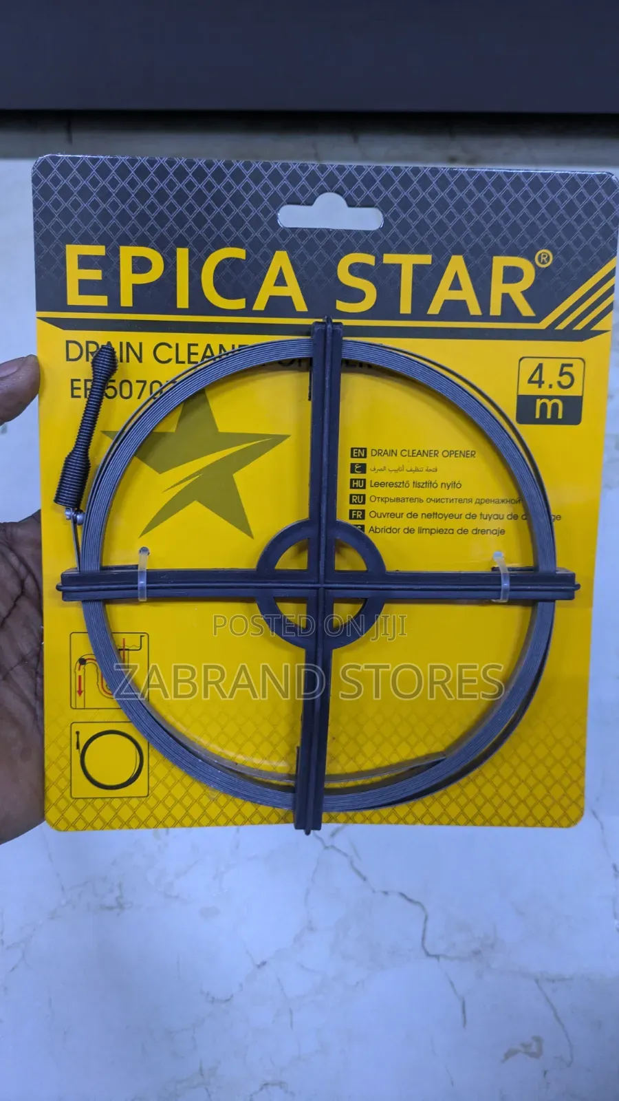 Flexible Stainless Steel Drain Cleaner