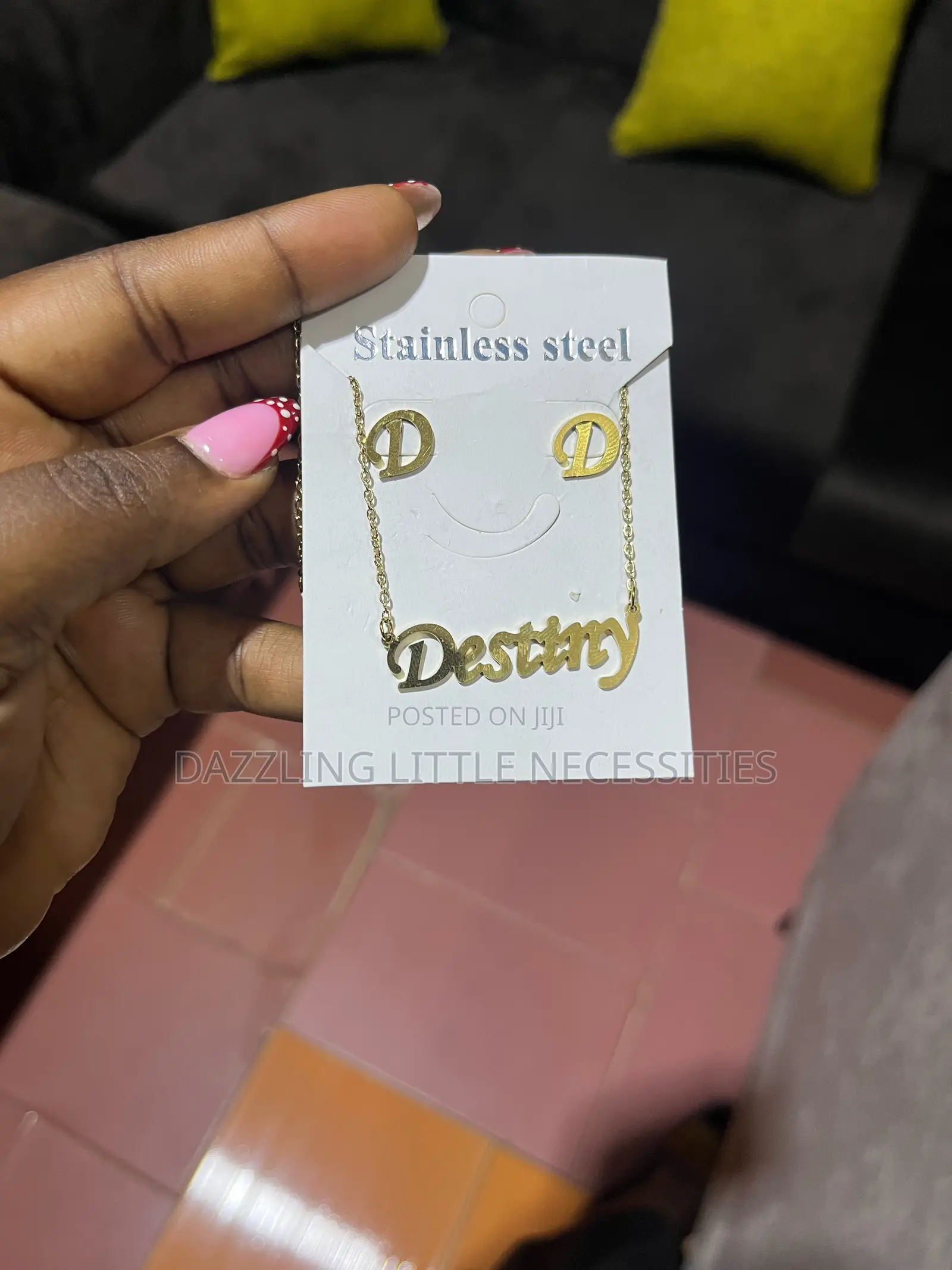 Destiny Stainless Steel Jewelry Set - Gold