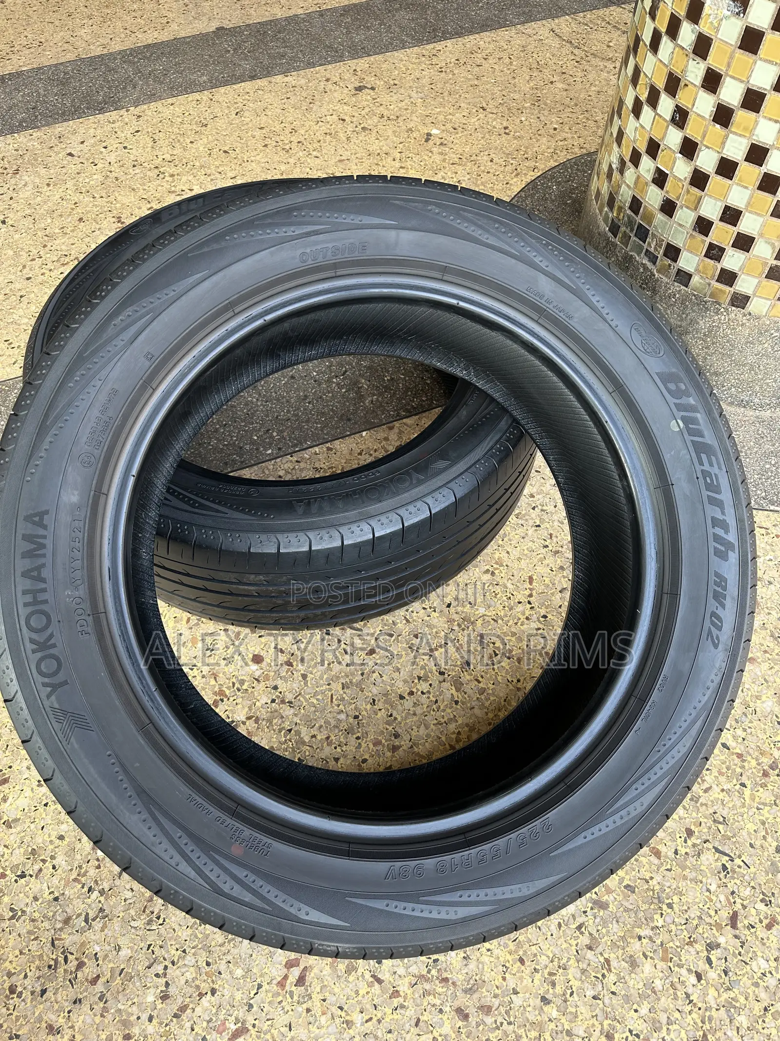 225/55r18 Yokohama Foreign Used Tyres