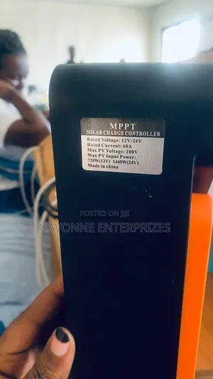 60A MPPT Solar Charge Controller 12v/24v Auto – 100V Max PV Input