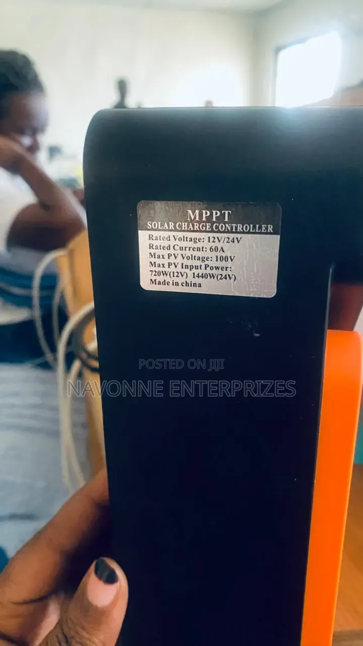 60A MPPT Solar Charge Controller 12v/24v Auto – 100V Max PV Input