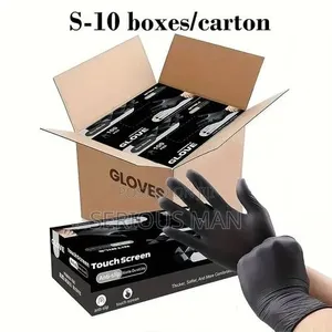 100 Pack of Neoprene Nitrile Disposable Gloves - Waterproof