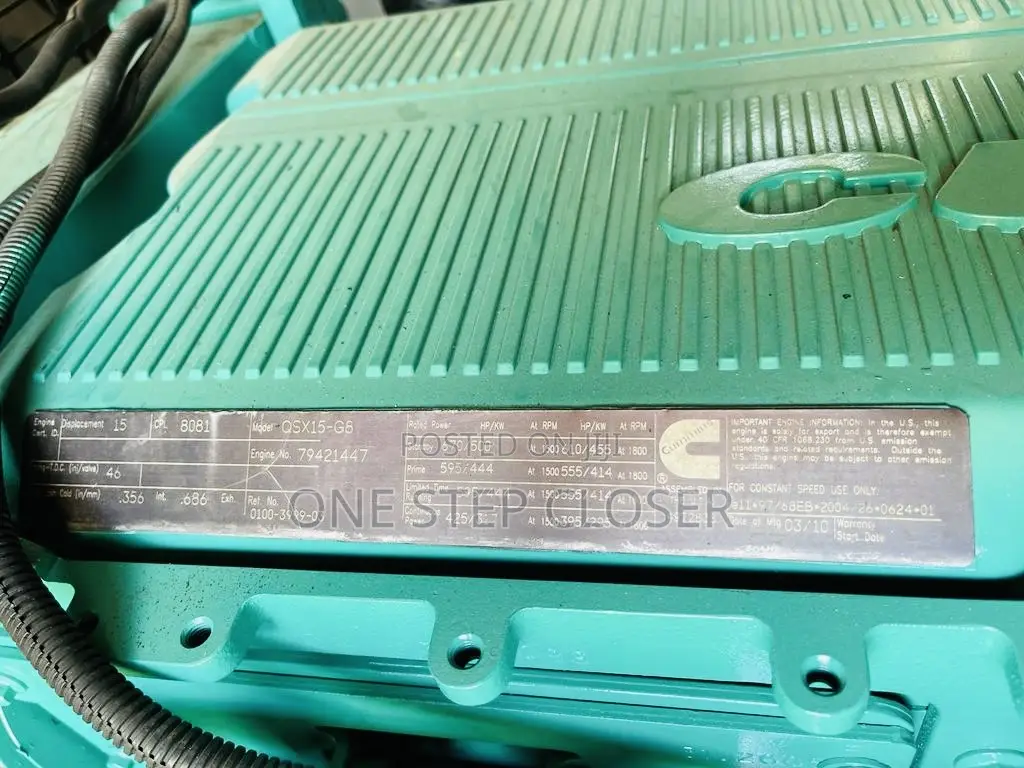 550kva Generetor Cummins Brand Used Hard Body for Three Phase