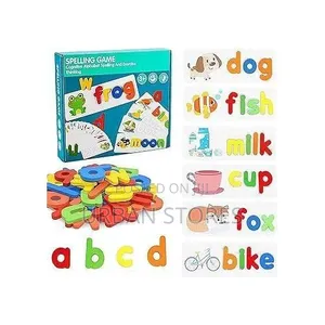 Kids' Wooden Spelling Game Set